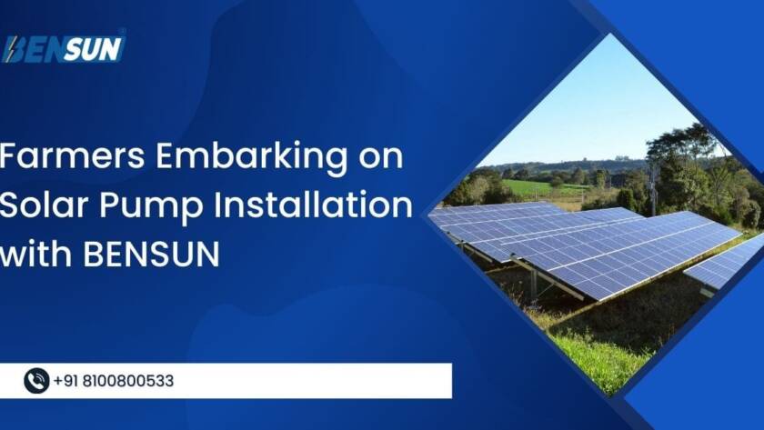 Bensun Empowering Farmers with Solar Pump Installation
