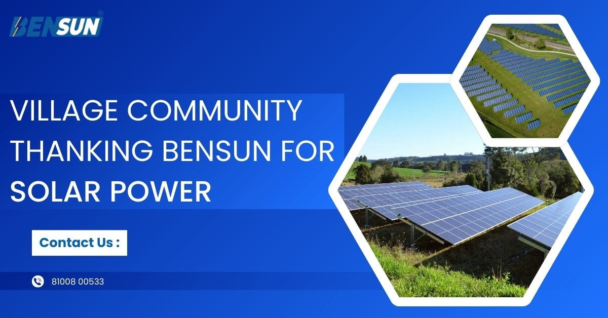Top Solar Company in Kolkata Bensun for Villages