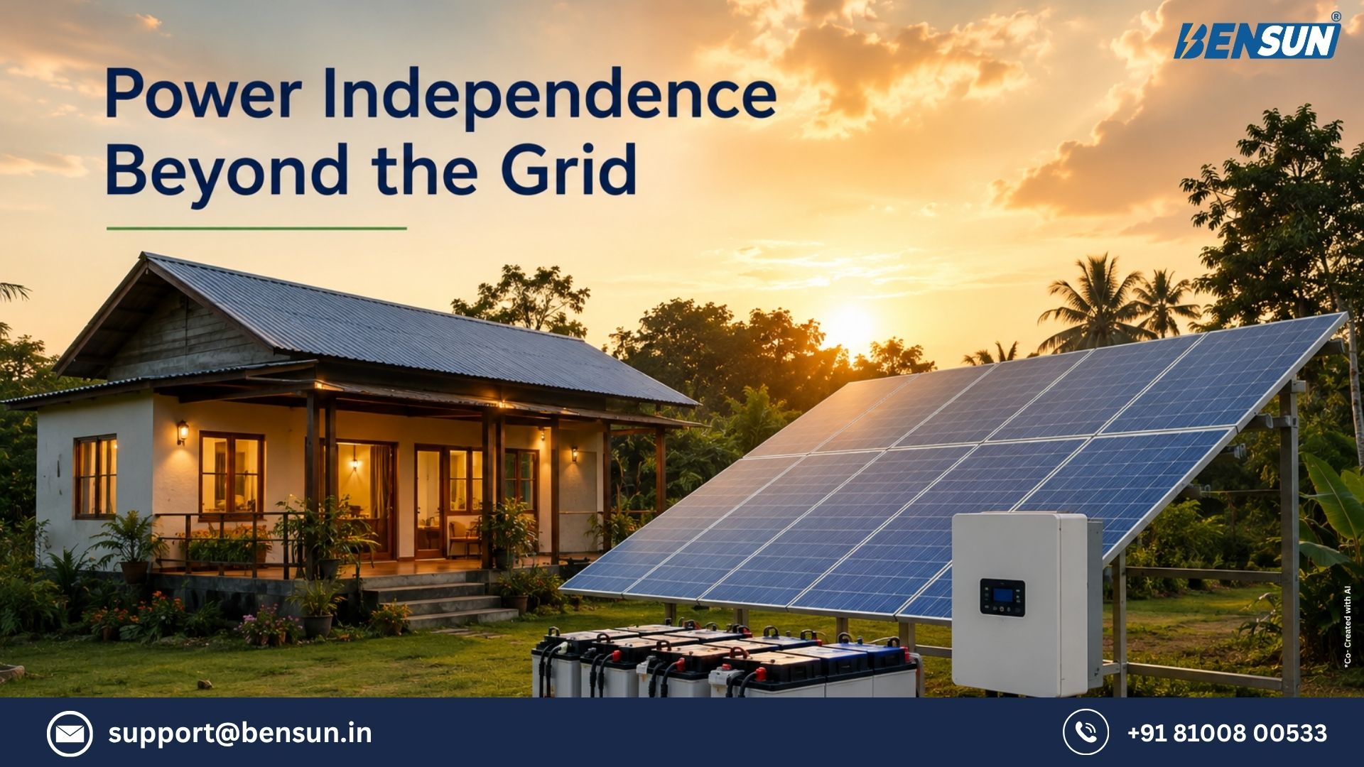 Off-Grid Solar System in Kolkata